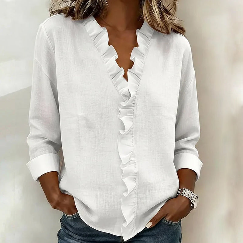 Effortless Ruffle Blouse