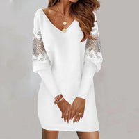 Sleek Mesh Mini Dress