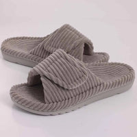 Adjustable Open Toe House Slippers