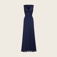 Elegant Formal Maxi Dress | Navy Blue / S | clean | Bimbloo