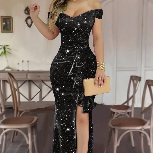 Elegant Shimmer Vneck Top