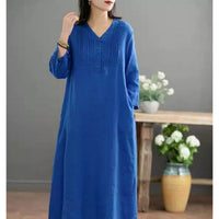 Elegant Linen Long Dress