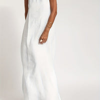 Relaxed Linen Spaghetti Dress