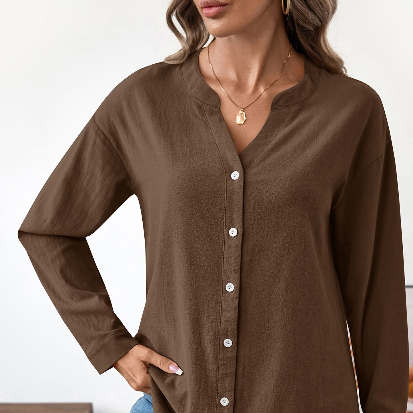Minimalist Linen Shirt