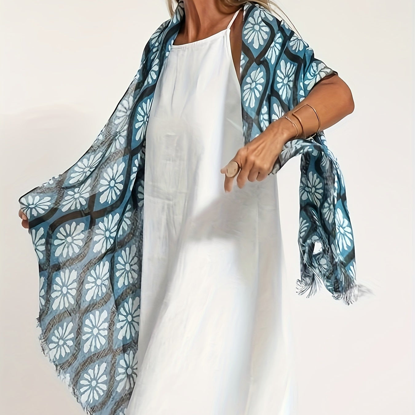 Relaxed Linen Spaghetti Dress