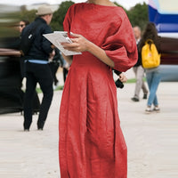 Elegant Linen Midi Dress