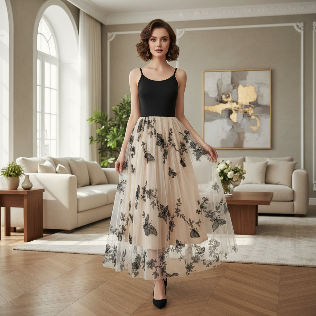 Romantic Tulle Cami Dress