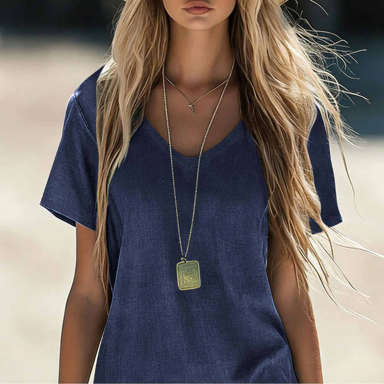 Elegant Solid Casual Dress