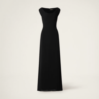 Elegant Formal Maxi Dress | Black / S | clean | Bimbloo