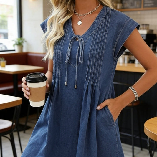 Chic Denim Mini Dress