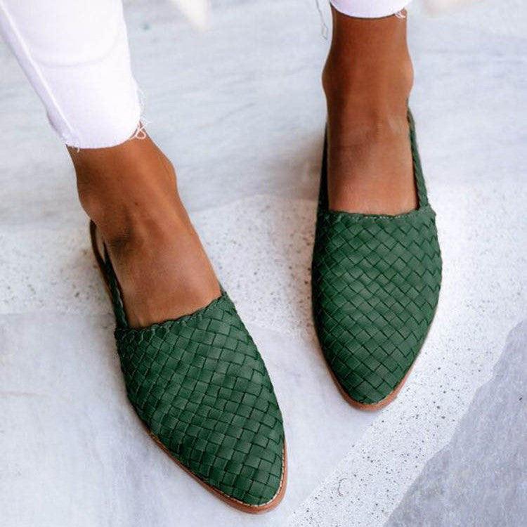 Elegant Braided Moccasins