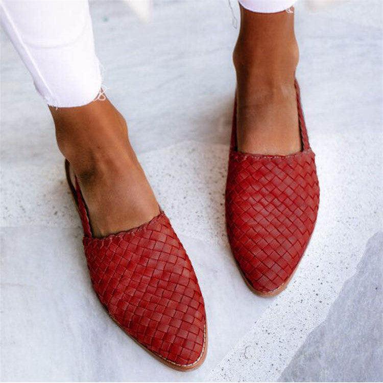 Elegant Braided Moccasins