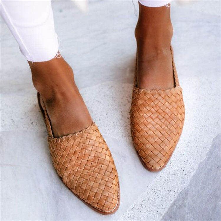 Elegant Braided Moccasins