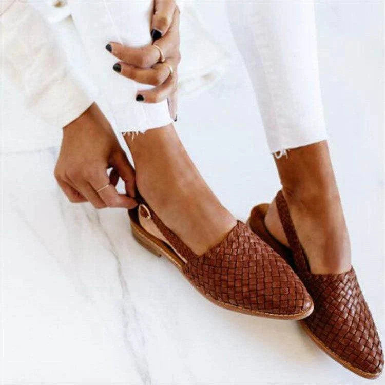 Elegant Braided Moccasins