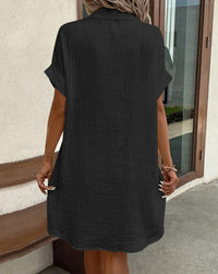 Breezy Linen Shirt Dress