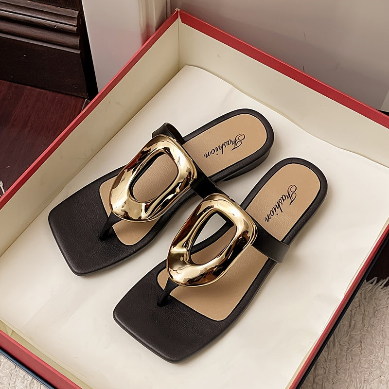 Chic Beach Flat Sandals
