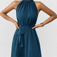 Women’s Elegant Solid Color Dress Sophisticated Look
