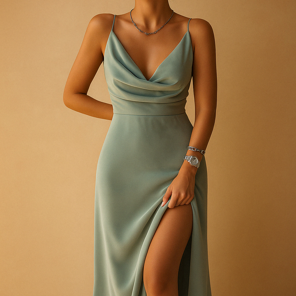 Elegant Maxi Dress Women's