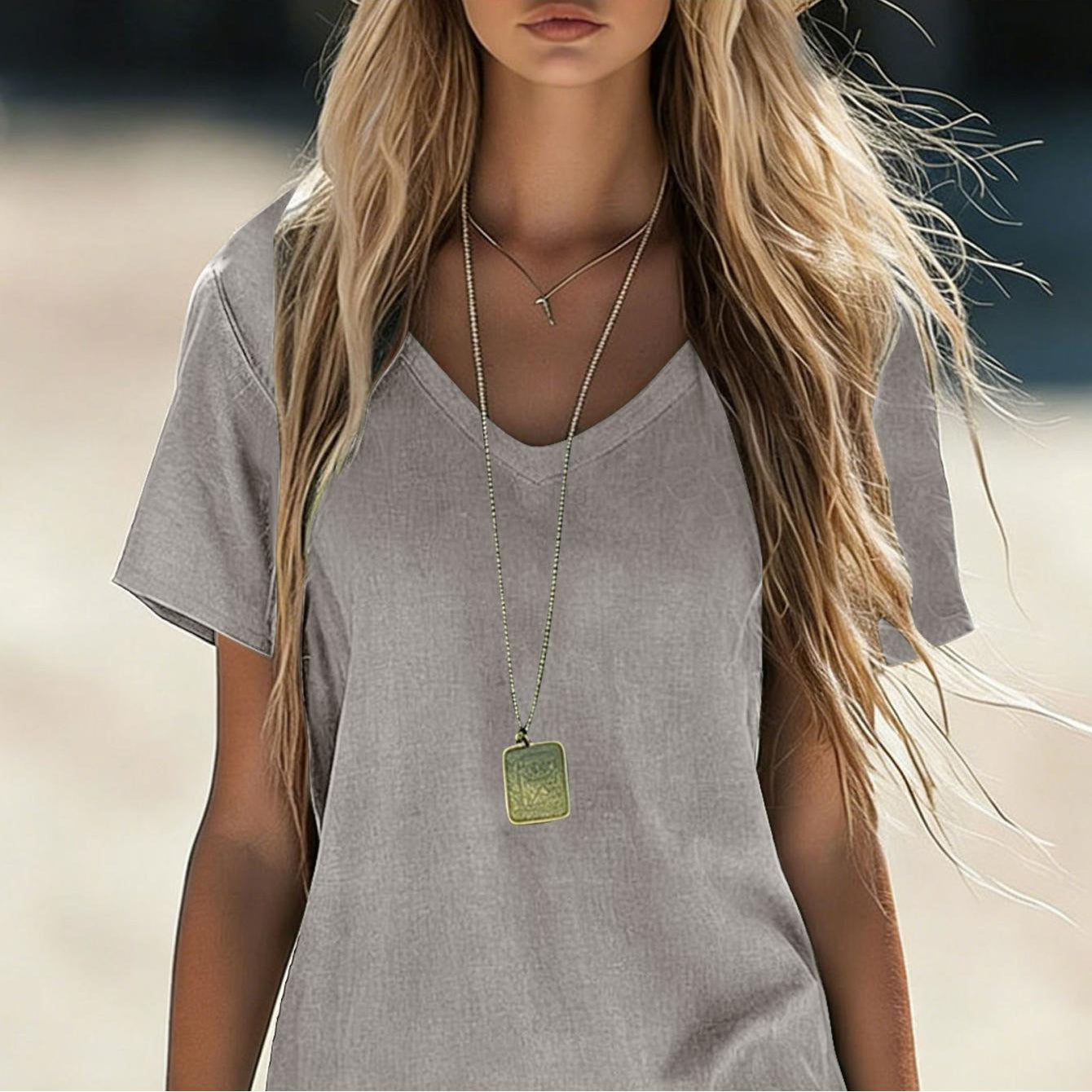 Elegant Solid Casual Dress