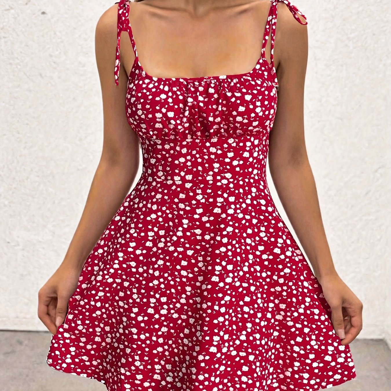 Feminine Floral Slip Dress