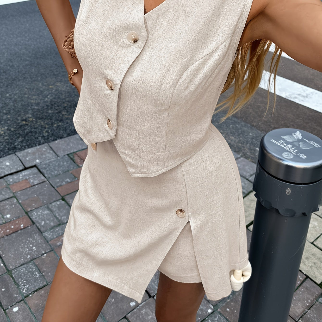 Elegant Vest Skirt