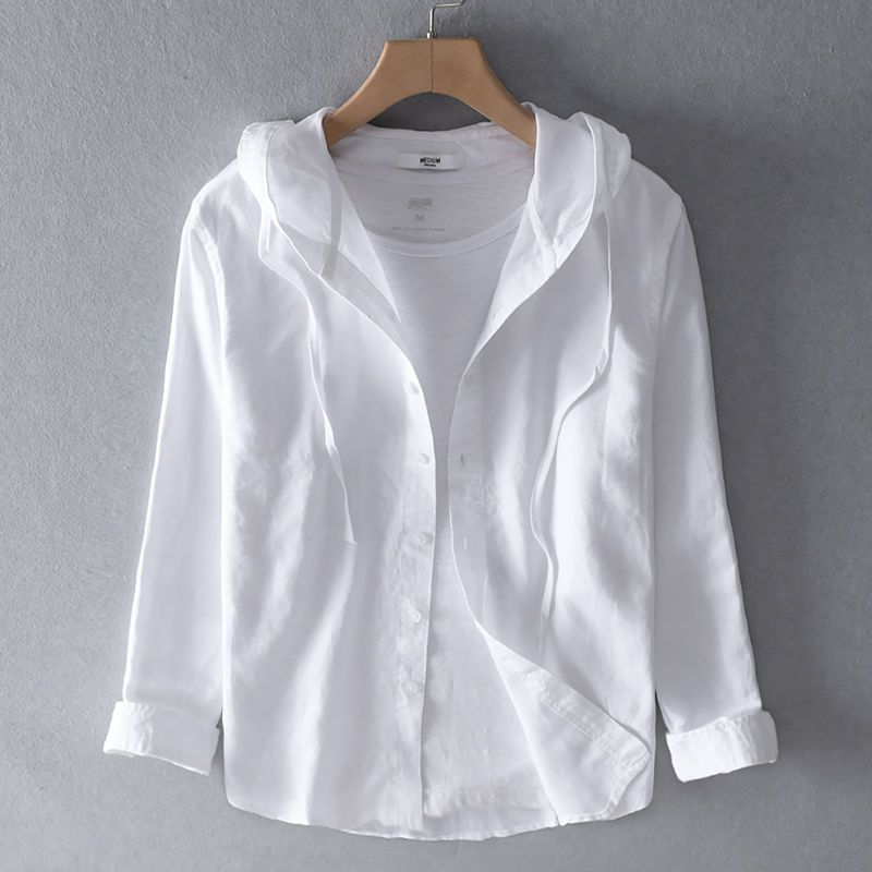 Relaxed Linen Tailored Hoodie