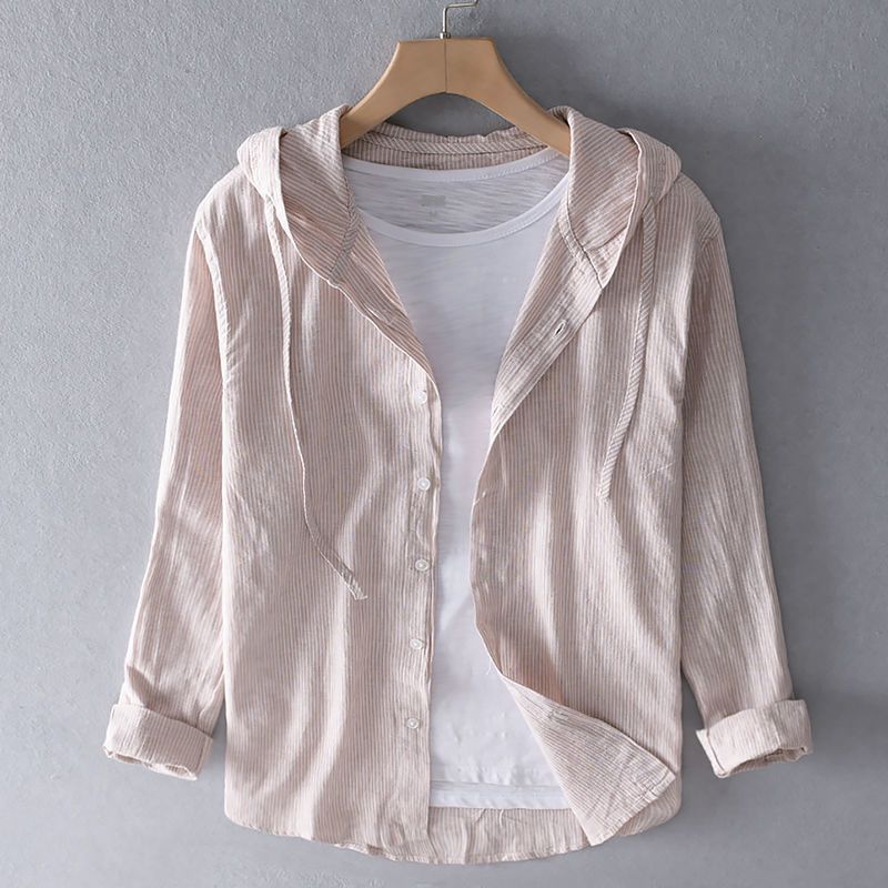 Relaxed Linen Tailored Hoodie