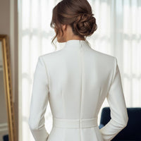 Belted Sheath Midi Dress