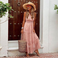 Elegant Boho Dress Women's