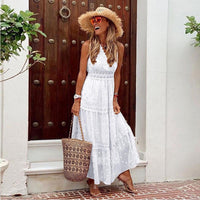 Elegant Boho Dress Women's