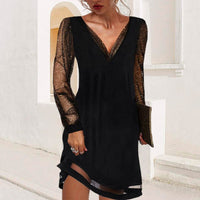 Elegant Sheer Evening Dress