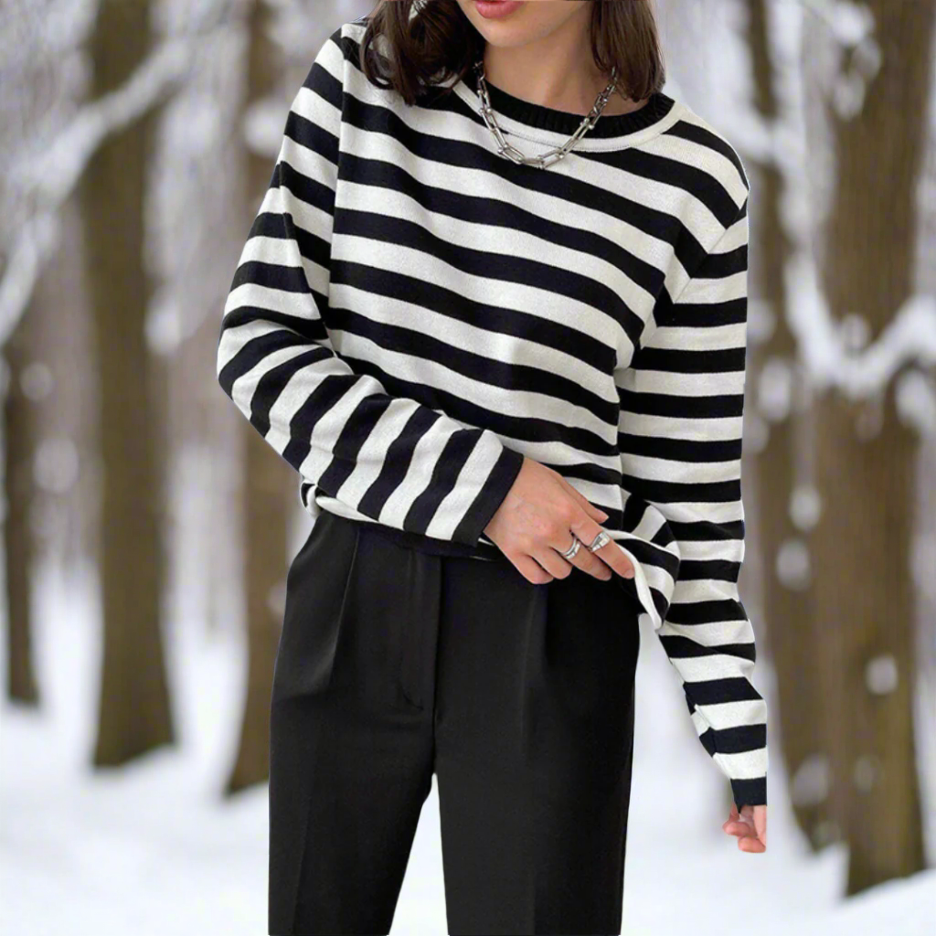 Relaxed Striped Top