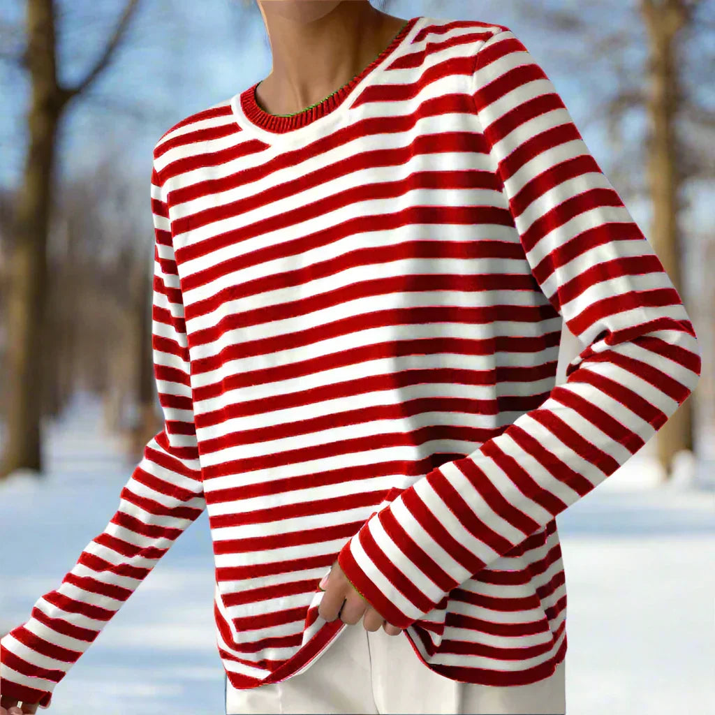 Relaxed Striped Top