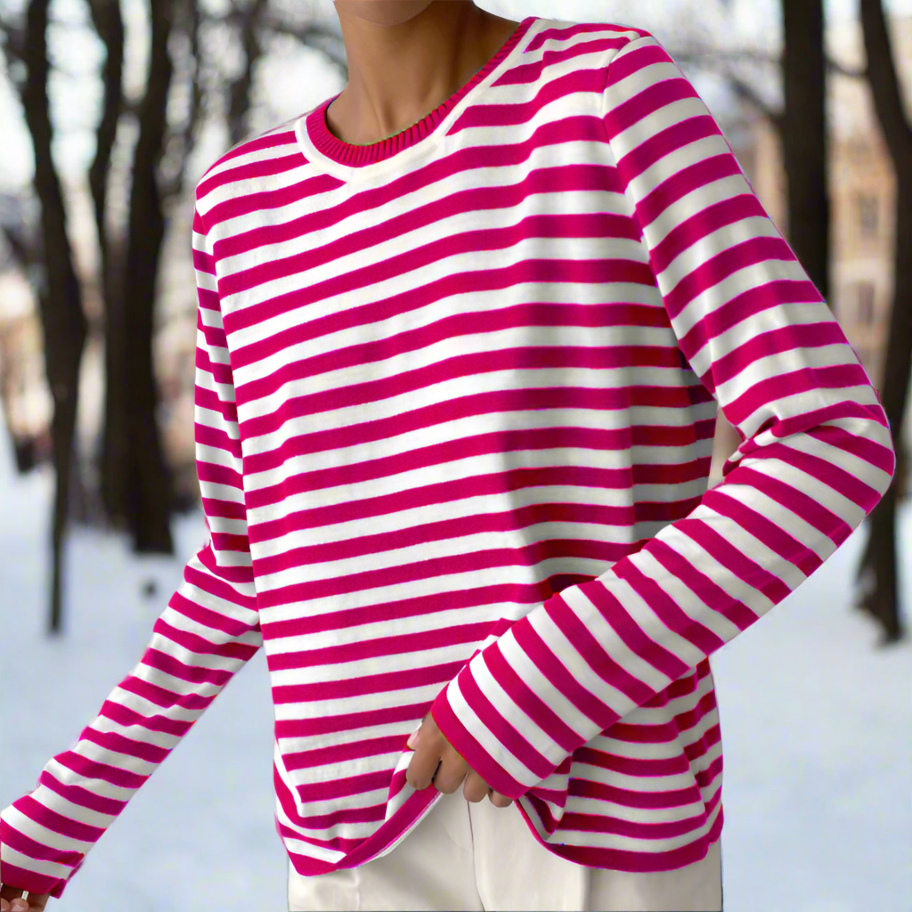 Relaxed Striped Top