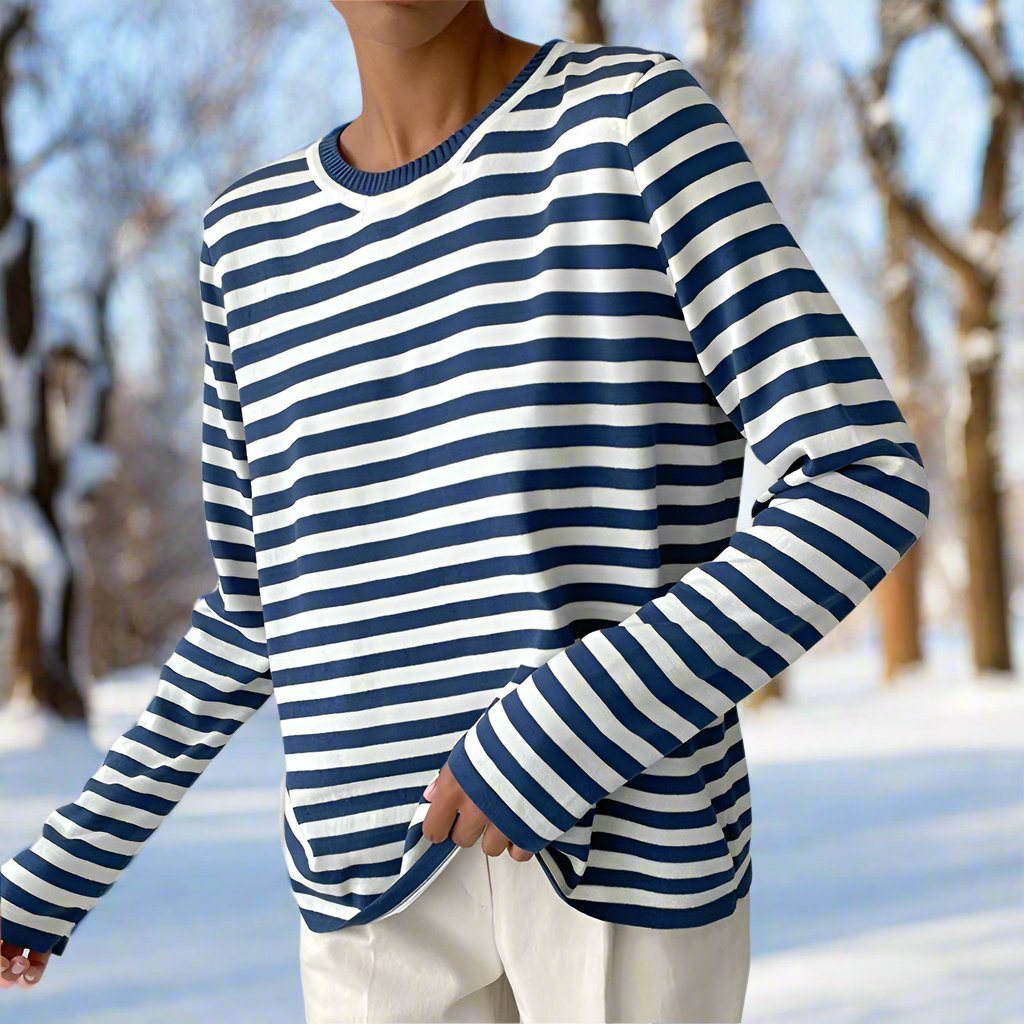 Relaxed Striped Top