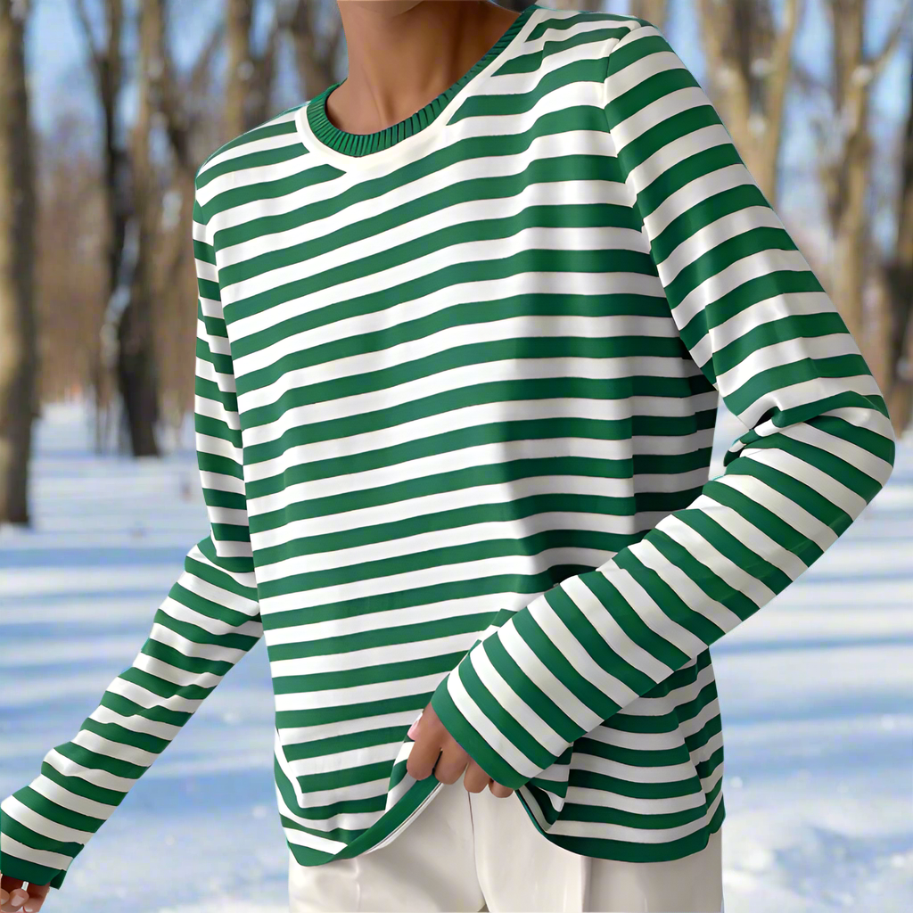 Relaxed Striped Top
