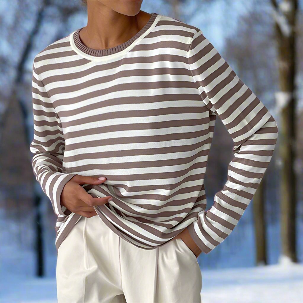 Relaxed Striped Top