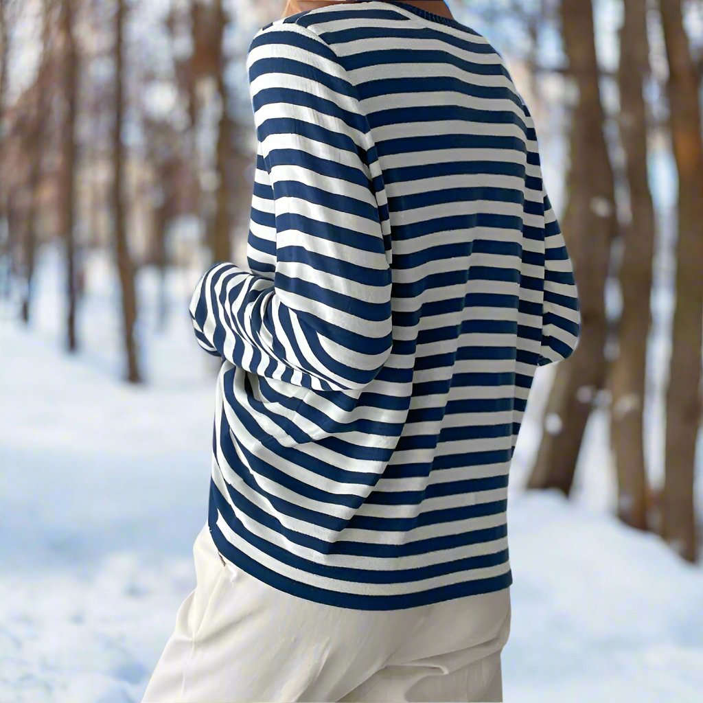 Relaxed Striped Top